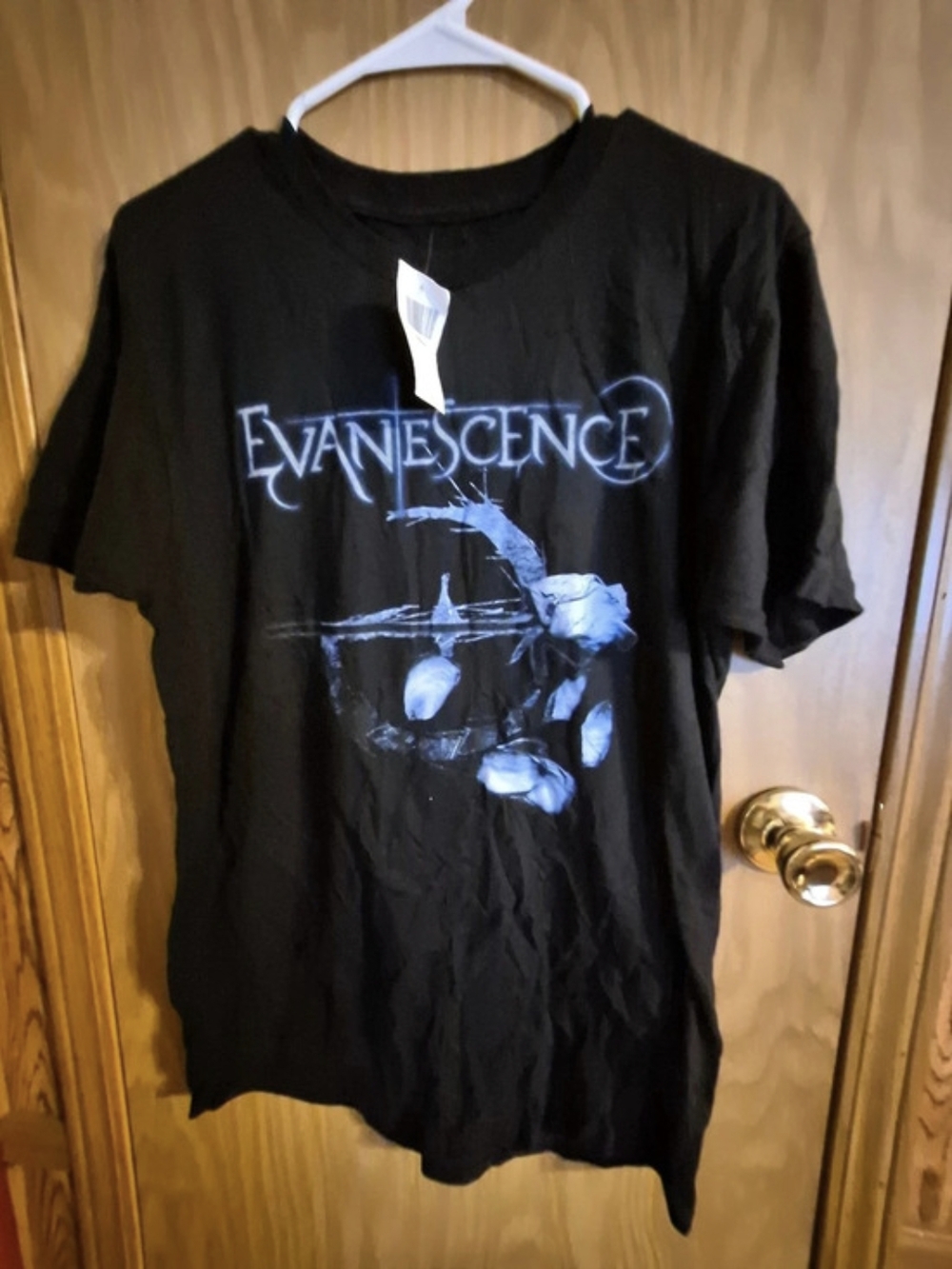 Evanescence AMT Petals of Fire Graphic Tee in Black Size Large NWT